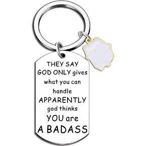 OEHEDOU Get Well Keychain Funny Visit Patient Gift Humor Encouragement Inspirational Gifts For Women Her Get Well Soon Gifts After Surgery Gifts Divorce Gifts For Women Sympathy Gifts