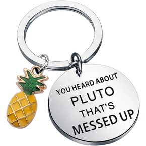 BLEOUK Psych Inspired Keychain Psych TV Show Gift Psych Pineapple Gift Funny Psych Gift
