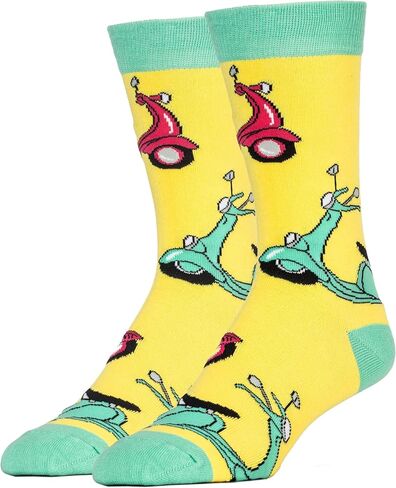 Oooh Yeah Men's Novelty Travel Transport Crew Socks, Fun Funny Sport Car Socks, Crazy Cool Casual Dress Socks in Saudi Arabia