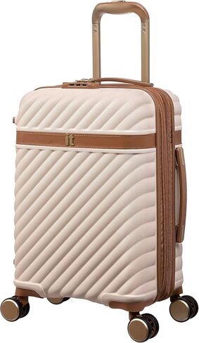 حقيبة سفر ساندرينجهام مقاس 21 بوصة ذات 8 عجلات قابلة للتوسيع، باللون الكريمي in Kuwait