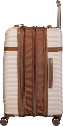 حقيبة سفر ساندرينجهام مقاس 21 بوصة ذات 8 عجلات قابلة للتوسيع، باللون الكريمي in Kuwait