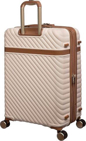 حقيبة سفر ساندرينجهام مقاس 21 بوصة ذات 8 عجلات قابلة للتوسيع، باللون الكريمي in Kuwait