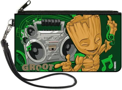 Buckle-Down Buckle-Down Zip Wallet Guardians of the Galaxy Large Accessory, Guardians of the Galaxy, 8" x 5" in Saudi Arabia