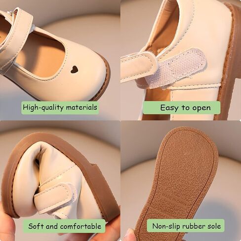 BEBARFER Girl's Mary Jane T-Strap School Uniform Dress Shoes Non-Slip Oxford Flat Dress Shoes in Saudi Arabia