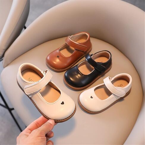 BEBARFER Girl's Mary Jane T-Strap School Uniform Dress Shoes Non-Slip Oxford Flat Dress Shoes in Saudi Arabia
