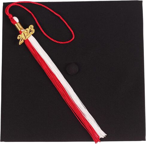 GRADFTY Black Graduation Cap with Tassel 2023/2024 for High School & Bachelor in Saudi Arabia