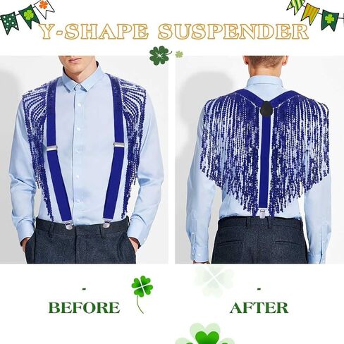 Eyret شرابة الترتر الحمالات هامش مطاطا الحمالات الطرف قابل للتعديل الحمالات الثقيلة مقاطع الحمالات للرجال in Kuwait