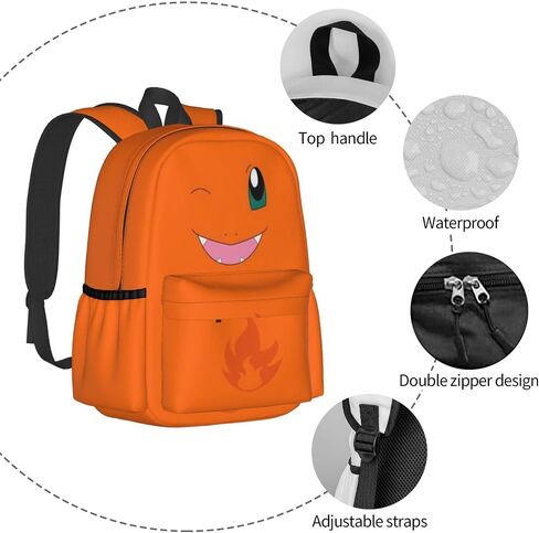 Backpack travel leisure backpack, PVC coated waterproof Oxford cloth material suitable for young boys/girls, with mosaic printed pattern suitable for school backpacks for students aged 5+ in Saudi Arabia