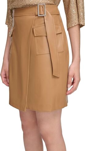 Calvin Klein Women's Pull on Wrap Skirt with Cargo Pocket in Saudi Arabia