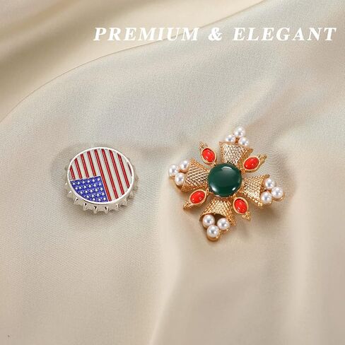 Brooches for women Mother's Day Gift Vintage Brooch Pins for Sweater Shawl Dress Scarf and Hat in Saudi Arabia