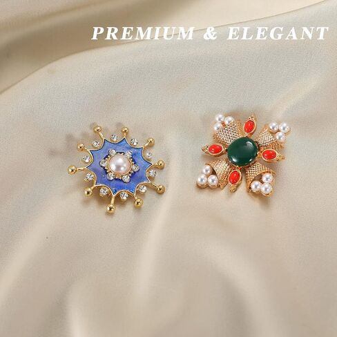 Brooches for women Mother's Day Gift Vintage Brooch Pins for Sweater Shawl Dress Scarf and Hat in Saudi Arabia