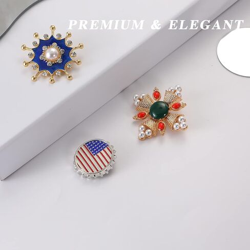 Brooches for women Mother's Day Gift Vintage Brooch Pins for Sweater Shawl Dress Scarf and Hat in Saudi Arabia