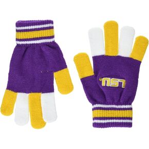 FOCO NCAA unisex-adult Ncaa College Team Logo Multi Color Team Knit Gloves