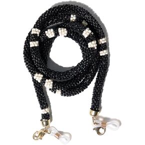 INK + ALLOY Women's Dylan 2 in1 Rope Beaded Eyeglasses Chain & Boho Necklace, Handmade Accessories for the Modern Bohemian