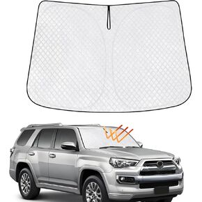 KMF Windshield Sun Shade for Nissan Sentra Accessories 2014-2019 Sunshade Foldable Custom Fit Nissan Sentra Windshield Sun Visor Protector Block UV Rays