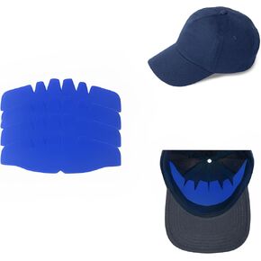 Shapers Image 4 Pk Baseball Caps Crown Inserts Shapers for Fitted Caps and Snapback Hats (Blue)