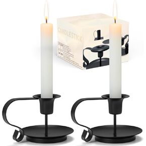 Candlestick Holders Black Candle Holder, Wrought Iron Taper Candle Holder, Iron Candle Holders