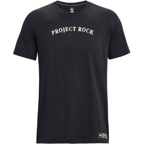 Under Armor Men's Project Rock Heavyweight T-Shirt L Black