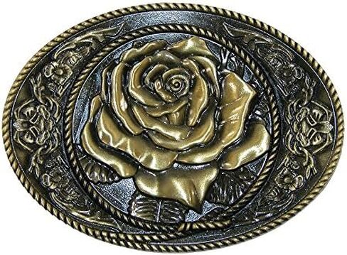 CTM® Women's Western Rose Belt Buckle in Saudi Arabia