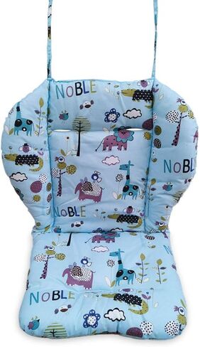 High Chair Cushion, High Chair Pad/seat Cushion/Baby High Chair Cushion,Soft and Comfortable,Light and Breathable,Make The Baby More Comfortable (Grey Background Sheep Pattern) in Kuwait