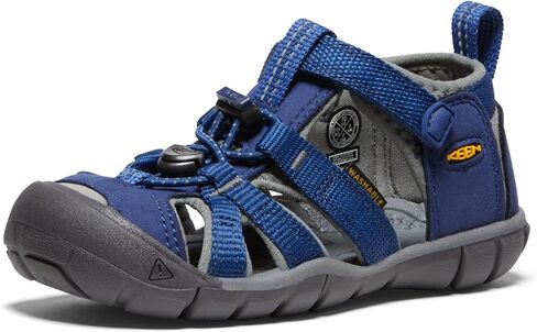 KEEN Seacamp 2 CNX Closed Toe Sandals, Coronet Blue/Hot Pink, 13 US Unisex Little Kid in Saudi Arabia