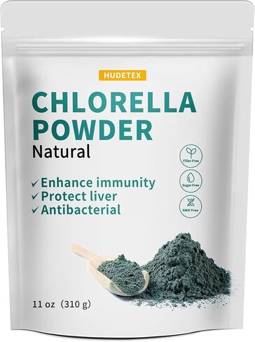 Chlorella Powder Natural- Chlorophyll Powder, Supports Immune System & Liver Function, Keep Youth, Vegan, Rich in Vegan Protein and Vitamins, 8 oz. in Saudi Arabia