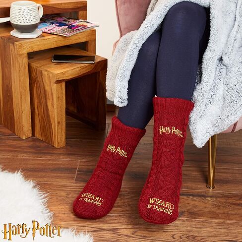 Harry Potter Slipper Socks, Women Knitted Fluffy Socks, Xmas Stocking Fillers in Saudi Arabia