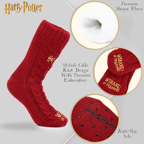 Harry Potter Slipper Socks, Women Knitted Fluffy Socks, Xmas Stocking Fillers in Saudi Arabia
