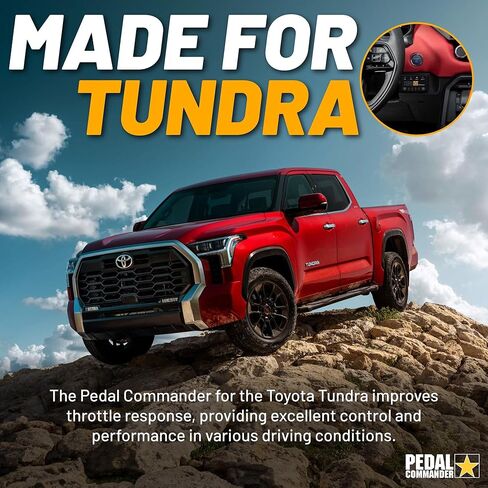 PEDAL COMMANDER for Toyota Tundra 2003-2006 Throttle Response Controller Fits: 1st Gen, Limited, SR5, Double Cab, 3.4L 4.0L 4.7L, Toyota Tundra Accessories in Kuwait