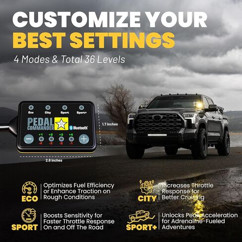 PEDAL COMMANDER for Toyota Tundra 2003-2006 Throttle Response Controller Fits: 1st Gen, Limited, SR5, Double Cab, 3.4L 4.0L 4.7L, Toyota Tundra Accessories in Kuwait