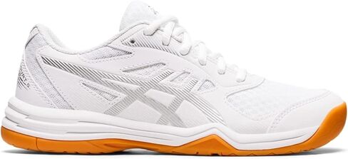 ASICS Women's Upcourt 5 Indoor Sport Shoe, 7, White/Cosmos in Kuwait