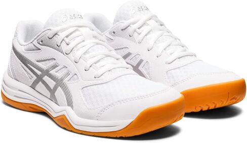 ASICS Women's Upcourt 5 Indoor Sport Shoe, 7, White/Cosmos in Kuwait