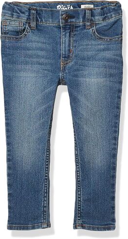 OshKosh B'Gosh Boys' Skinny Fit Jeans, Blue Salt Wash, 7 in Kuwait