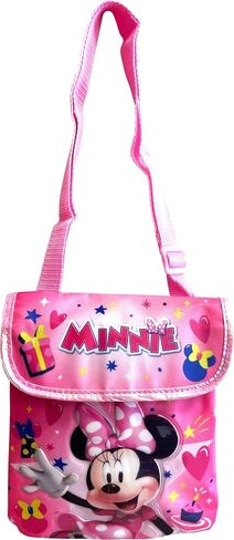 Frozen Elsa & Anna Girl's Crossbody Passport Bag Purse - Purple in Saudi Arabia