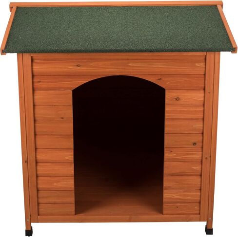 TRIXIE Small natura Classic Outdoor Dog House, Weatherproof Finish, Elevated Floor, Brown in Saudi Arabia