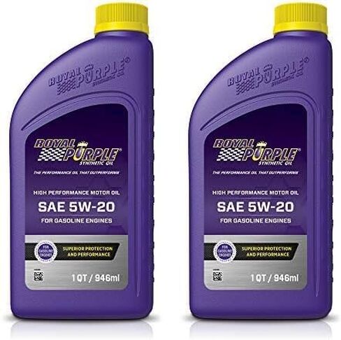 Royal Purple (06520-6PK API-Licensed Heavy Duty SAE 5W-20 High Performance Synthetic Motor Oil - 1 Quart, (Case of 6) in Saudi Arabia