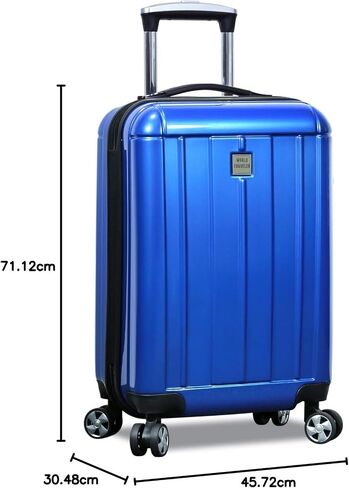 World Traveler Contour 3-Piece Hardside Spinner Luggage Set with TSA Lock, Apple Green, One Size in Saudi Arabia