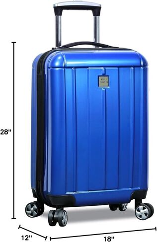 World Traveler Contour 3-Piece Hardside Spinner Luggage Set with TSA Lock, Apple Green, One Size in Saudi Arabia