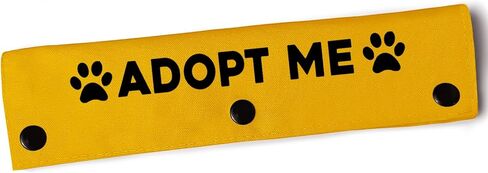 YROVWENQ Nervous Rescue Please Approach Slowly Yellow Sleeve - Funny Dog Leash Wrap for Dogs in Kuwait