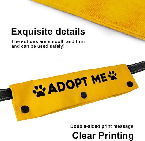 YROVWENQ Nervous Rescue Please Approach Slowly Yellow Sleeve - Funny Dog Leash Wrap for Dogs in Kuwait