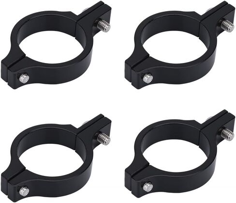 2Pcs Motorcycle Headlight Brackets, Keenso Universal Aluminum Alloy Motorcycle Headlight Fork Mounting Brackets 39mm 41mm (Black) in Saudi Arabia