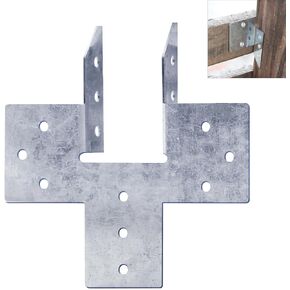 Galvanized 18-Gauge Hurricane Tie, 80 Pcs Hurricane Ties for Roofing Trusses Wood Timber Connectors