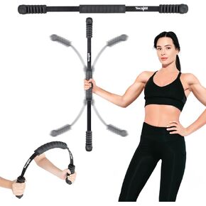 Yes4All Elastic Fitness Exercise Bar, Body Blade, Body Physical Therapy, Body Bar Equipment for Strength Training Home Gym in Kuwait