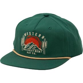 WHISKEY BENT HAT CO. Yellow Belly Adjustable Snapback (Burnt Yellow)
