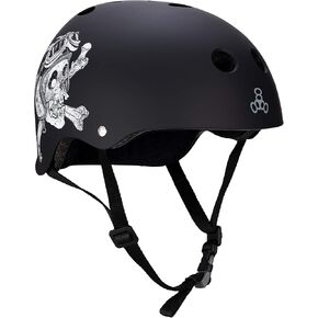 Triple Eight The Certified Sweatsaver Helmet for Skateboarding, BMX, Roller Derby, and Roller Skating