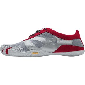 حذاء Vibram FiveFingers للرجال KSO EVO، رمادي/أحمر، 44