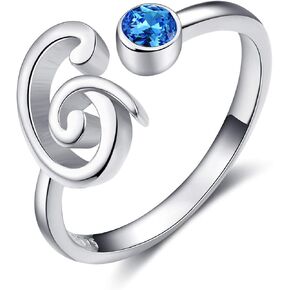 WINNICACA 925 Sterling Silver Rose/Sunflower Butterfly/Dragonfly/Hummingbird/Bee/Owl Rings for Women,You are My Sunshine Adjustable Ring Christmas Jewelry Gifts for Women Teens Girls