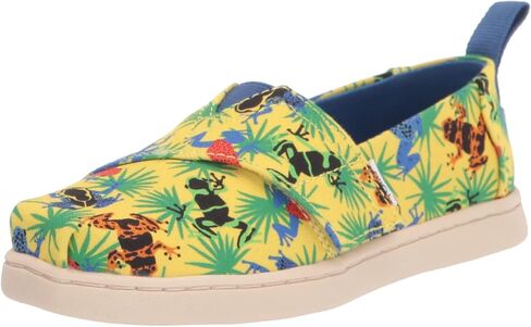 TOMS Kids Girls Alpargata Pet Club Graphic Slip On Flats Casual - Pink in Kuwait