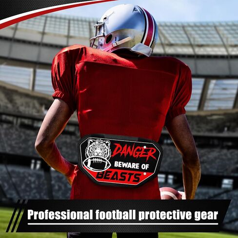 Liliful Football Back Plate Lower Back Pads for Football Players with High Impact Foam Backing Adult Backplate Football for Fall Sports Shoulder Pads Adult Rear Protector (Football) in Saudi Arabia