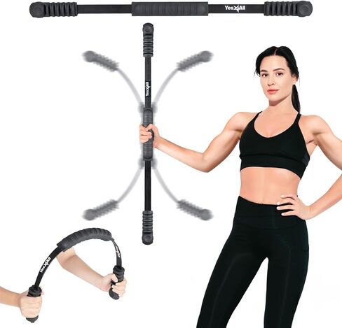 Yes4All Elastic Fitness Exercise Bar, Body Blade, Body Physical Therapy, Body Bar Equipment for Strength Training Home Gym in Saudi Arabia